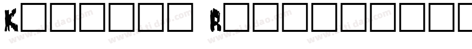 Karloff Regular字体转换